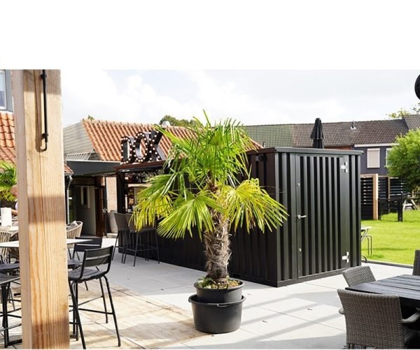 Conteneur Bar Extérieur Amovible 8 x 2 mètres