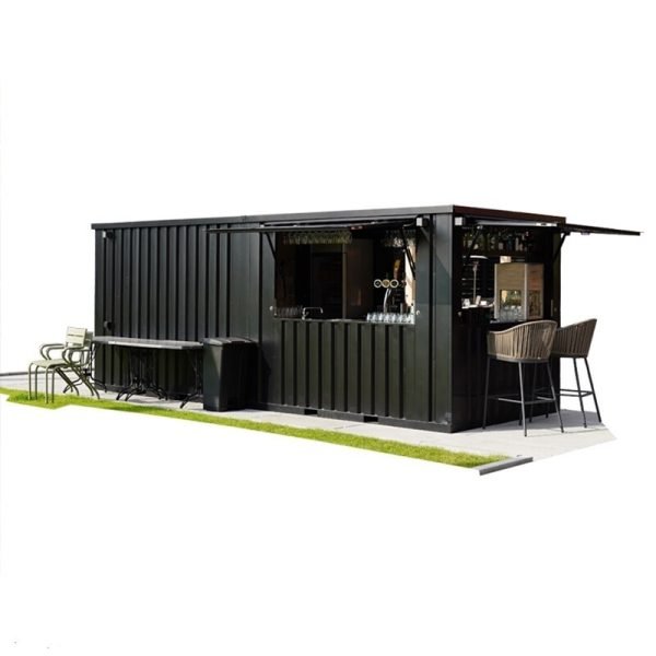 Conteneur Bar Extérieur Amovible 8 x 2 mètres